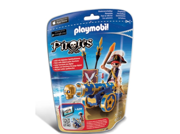 Playmobil 6164 - Officer med blå kanon