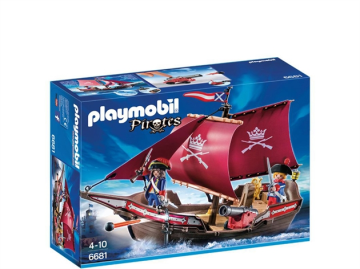 Playmobil 6681 - Soldatskib med kanoner