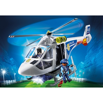 Police Helicopter with LED Searchlight 6921