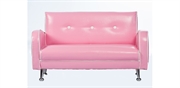 Mini Nancy pink - hvid sofa 