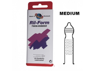 10 stk. WORLDS BEST - Ril-Form kondomer, loveurhome.dk